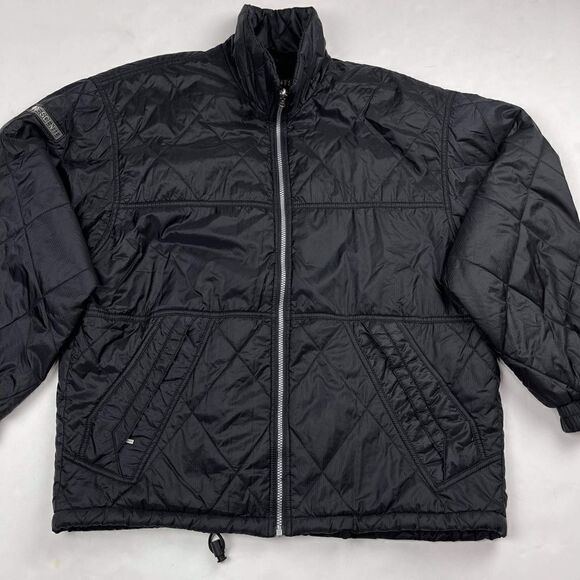 Descente Men's PADDED Jackets Size M Black puffer - Picture 4 of 16